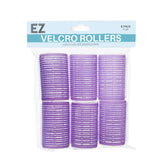 EZ ESSENTIALS VELCRO ROLLERS 36MM PURPLE - 6 PACK